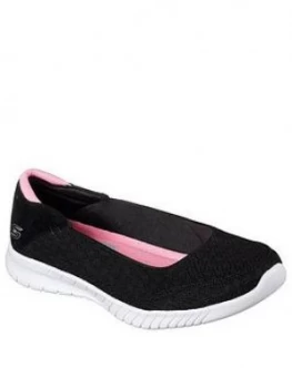 image of Skechers Wave Lite Slip On Shoe Black Size 6 Women