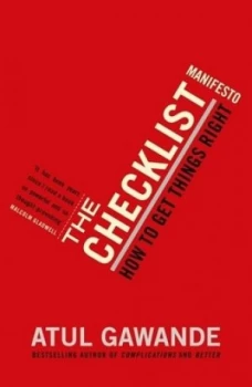 Image of The Checklist Manifesto by Atul Gawande Paperback