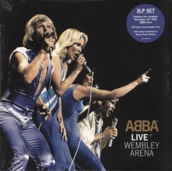 Image of Abba Live At Wembley Arena - 180gram Vinyl - Sealed 2020 UK 3-LP vinyl set 00602508379017