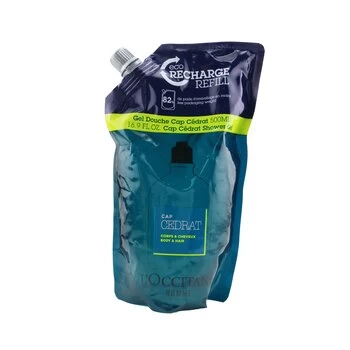 Image of L'OccitaneCap Cedrat Shower Hair & Body Eco-Refill 500ml/1.69oz