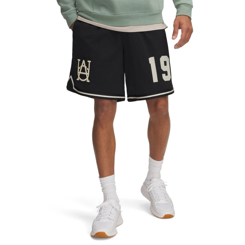 Image of Under Armour Mens Hoops Basketball Shorts Black male S