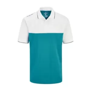 image of Stuburt Duo Block Polo Shirt - Blue