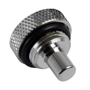 Image of Bitspower G 1/4" Silver Shiny Temperature Sensor Stop Fitting