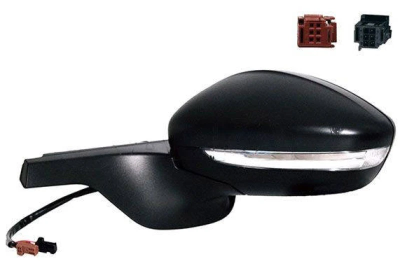 Image of ALKAR 6129881 Wing mirror Left, Electric, Convex Outside Mirror (50)