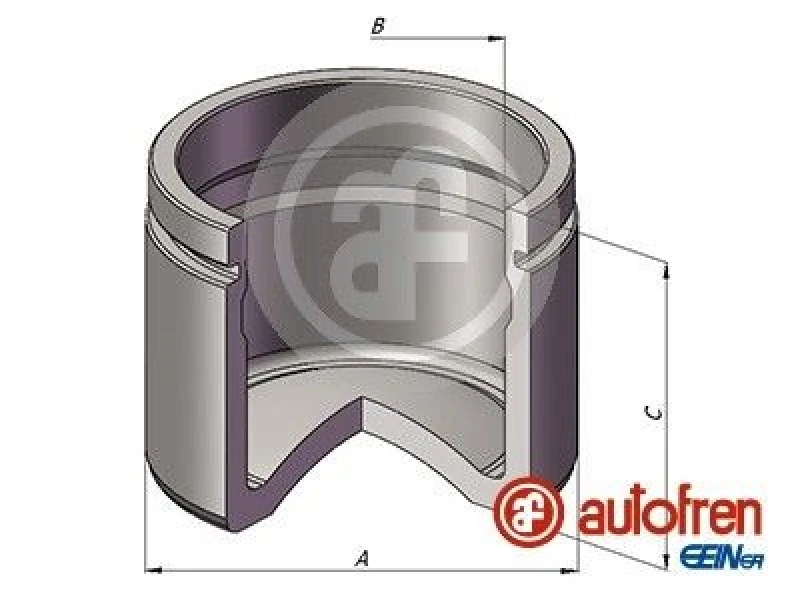 Image of AUTOFREN SEINSA Brake caliper piston AUTOFREN SEINSA D025598
