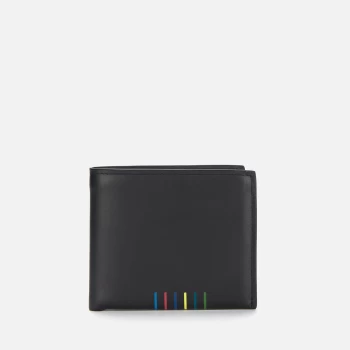 Image of Paul Smith Mens Bifold Stripe Wallet - Black