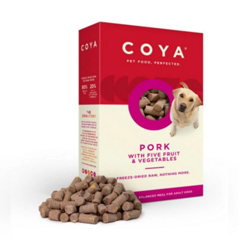 Image of Coya Pork Freeze-Dried Raw Adult Dog Food 150g Brown unisex