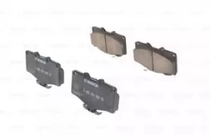 Image of Bosch 0986424268 BP130 Brake Pad Set Disc Brake Front Axle