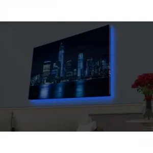 Image of 4570HDACT-095 Multicolor Decorative LED Lighted Canvas Painting