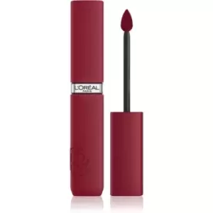 Image of LOreal Paris Infaillible Matte Resistance moisturising matt lipstick shade 500 Wine Not? 5 ml