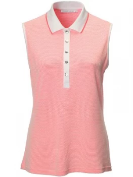 Swing Out Sister Tina Woffle Sleeveless Shirt Pink