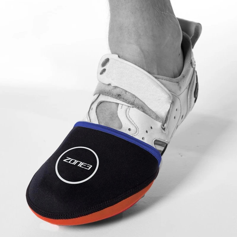 Image of Neoprene Cycle Shoe Toe Cap Warmers - Black One Size