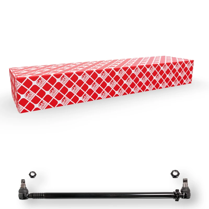 Image of FEBI BILSTEIN 103148 Centre Rod Assembly Front Axle, with nuts, OE Turbo NEW Centre Rod Assembly (285)