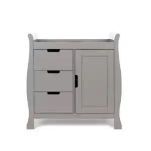 image of OBaby Stamford Closed Changing Unit - Taupe Grey