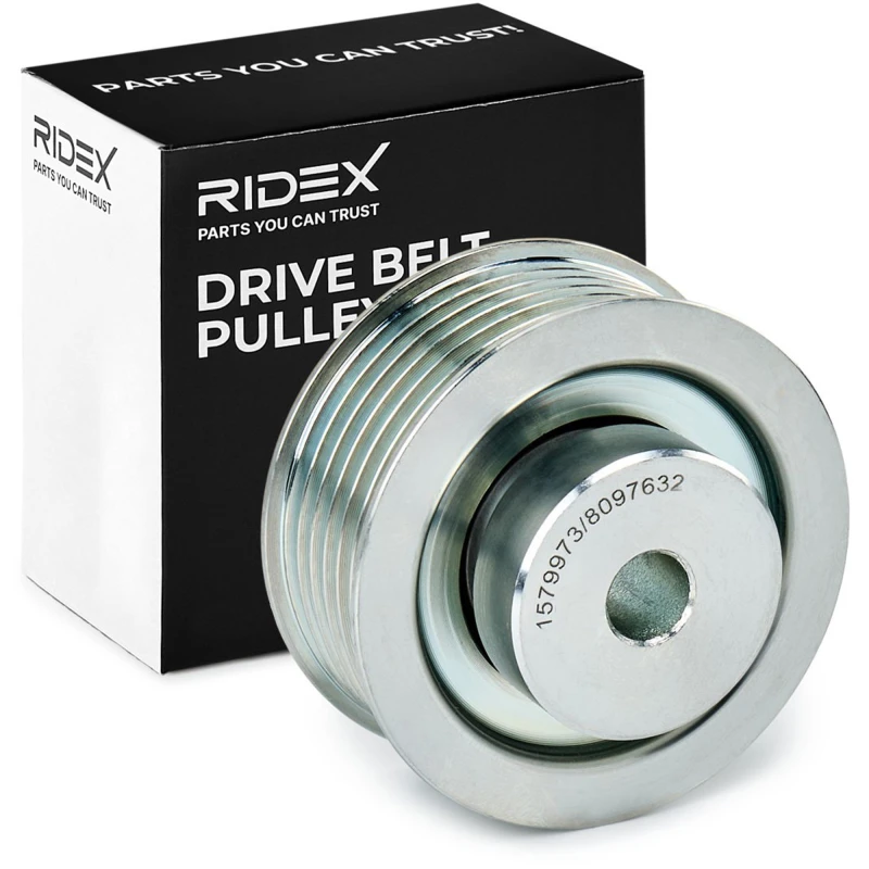 Image of RIDEX 312D0022 Idler Pulley Deflection/Guide Pulley,v-ribbed belt (312)