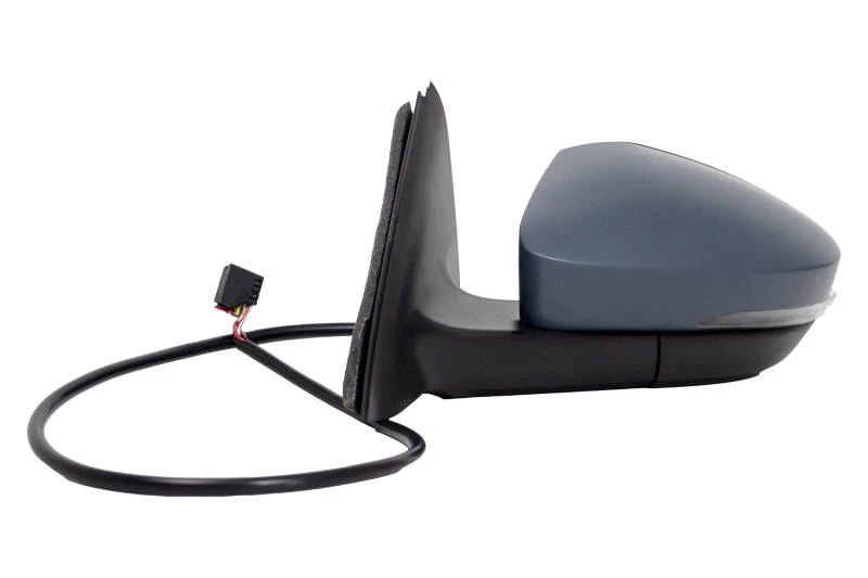 Image of PRASCO SK0307314P Wing mirror Premium Left, Electric, Convex, primed Outside Mirror (50)