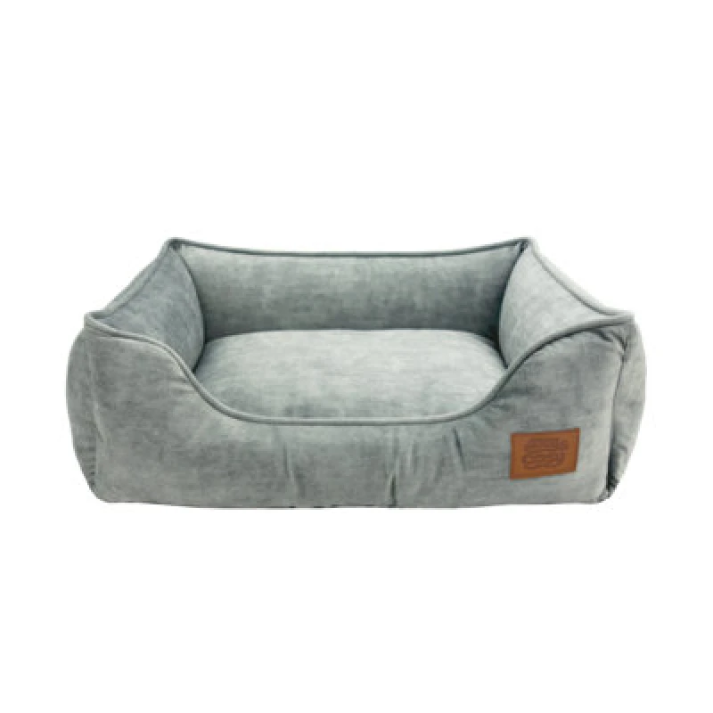 Image of Snug & Cosy Pets Snug And Cosy Eco Rectangle Bed Grey Small