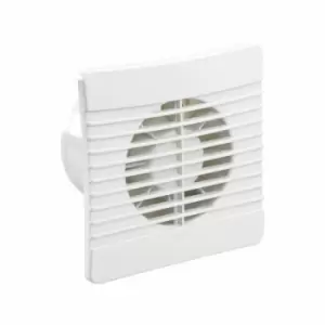 image of Airvent Standard Extractor Fan Timer Controlled Toilet Bathroom Shower 100mm - White