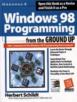 Image of Windows 98 Programming from the Ground up by Herbert Schildt Paperback