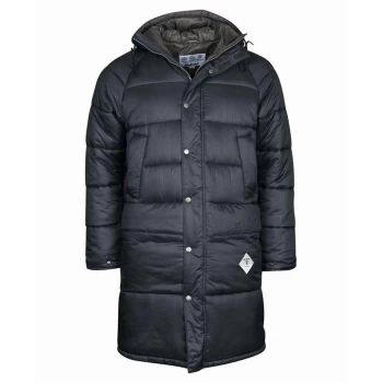 Image of Barbour Beacon Nylon Parka Quilted Jacket - Black