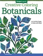 Image of creative coloring botanicals art activity pages to relax and enjoy 30 desig