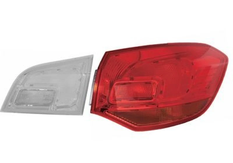 Image of VAN WEZEL 3751932 Rear light Outer section, without bulb holder, Right Combination Rearlight (391)