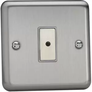 image of Varilight 1-Gang V-Pro Eclique2 Touch Control Slave Dimmer Brushed Chrome - JSES001