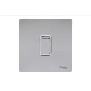 Image of Schneider USFP 16AX 1G Intermediate Switched White Insert Polished Chrome - GU1414WPC