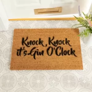 image of Artsy Doormats Gin O'clock Doormat