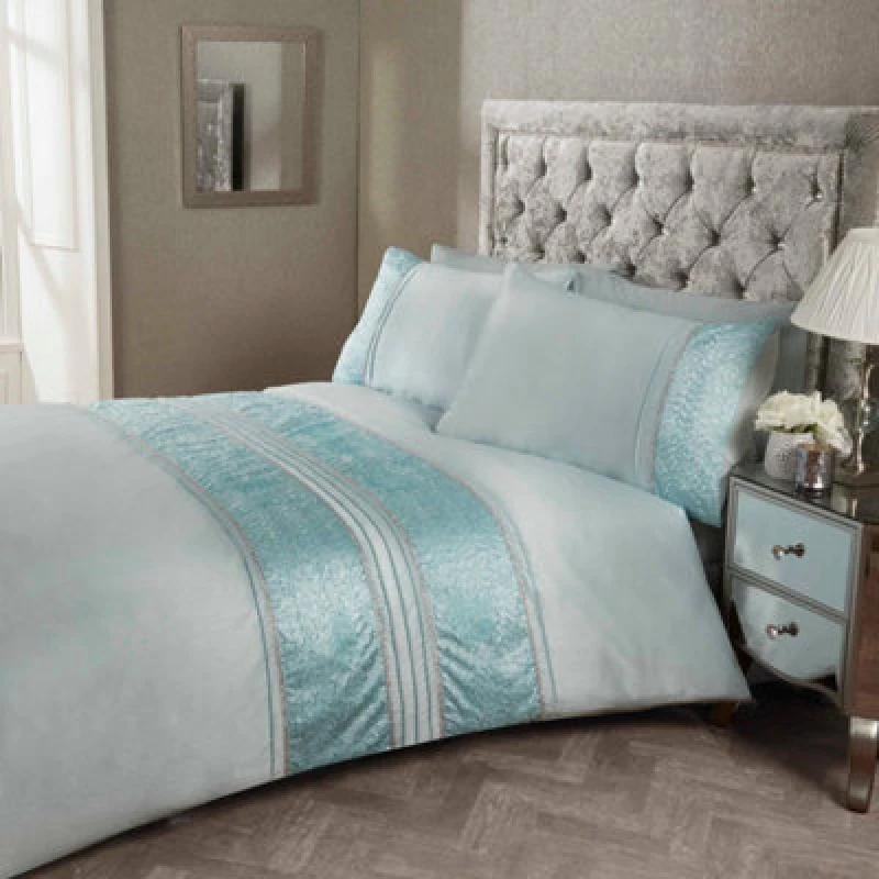 Image of Rapport Home Aurora Polycotton Duvet Set With Pillowcase