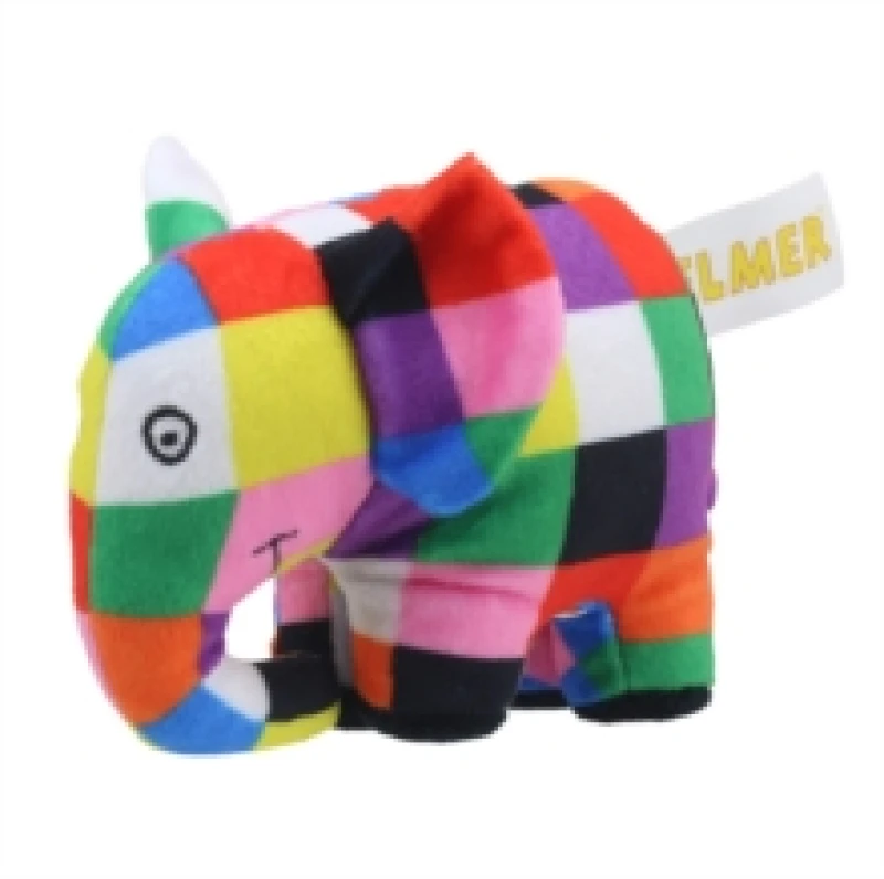 Image of The Puppet Company Elmer Finger Puppet Multi unisex