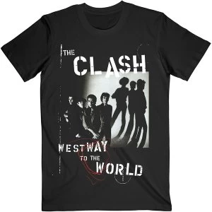 Image of The Clash - Westway To The World Unisex Large T-Shirt - Black