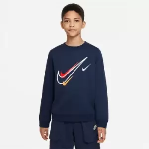 Image of Nike SOS Crew Sweater Junior Boys - Blue