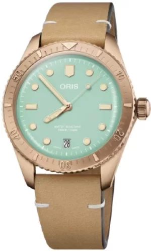 Image of Oris Watch Divers Sixty-Five Cotton Candy Wild Green
