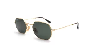 Ray-Ban Octagon Hexagonal Sunglasses - Gold