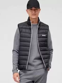 Image of BOSS Thor Padded Gilet - Black, Size 2XL, Men