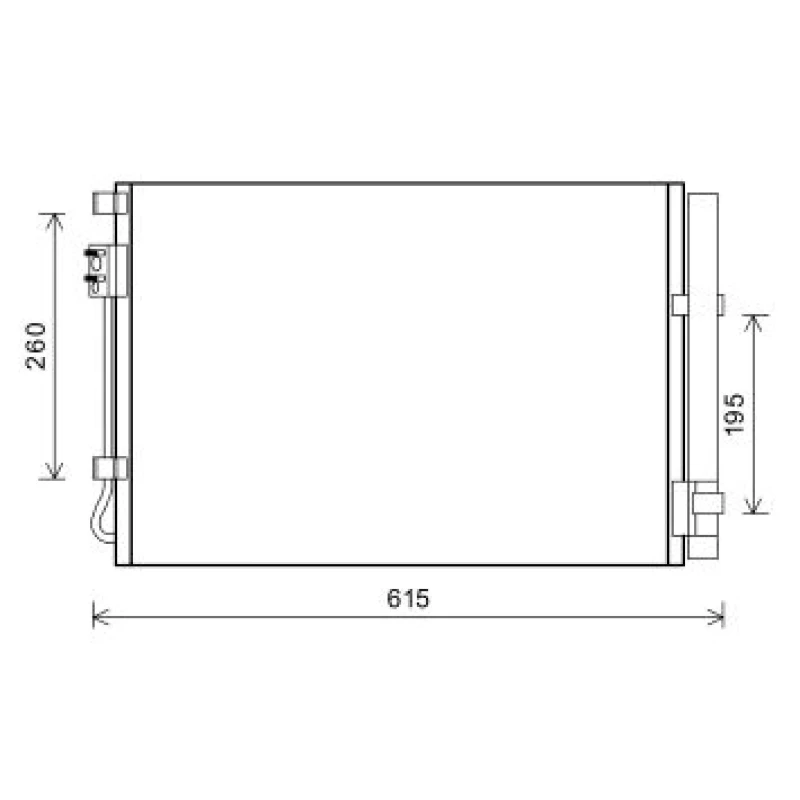 Image of Air conditioning condenser DIEDERICHS DCC1913