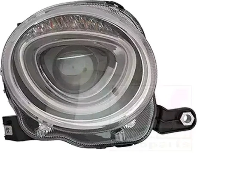 Image of VAN WEZEL 1614962M Headlights H7, Right, with motor for headlamp levelling Headlight (259)