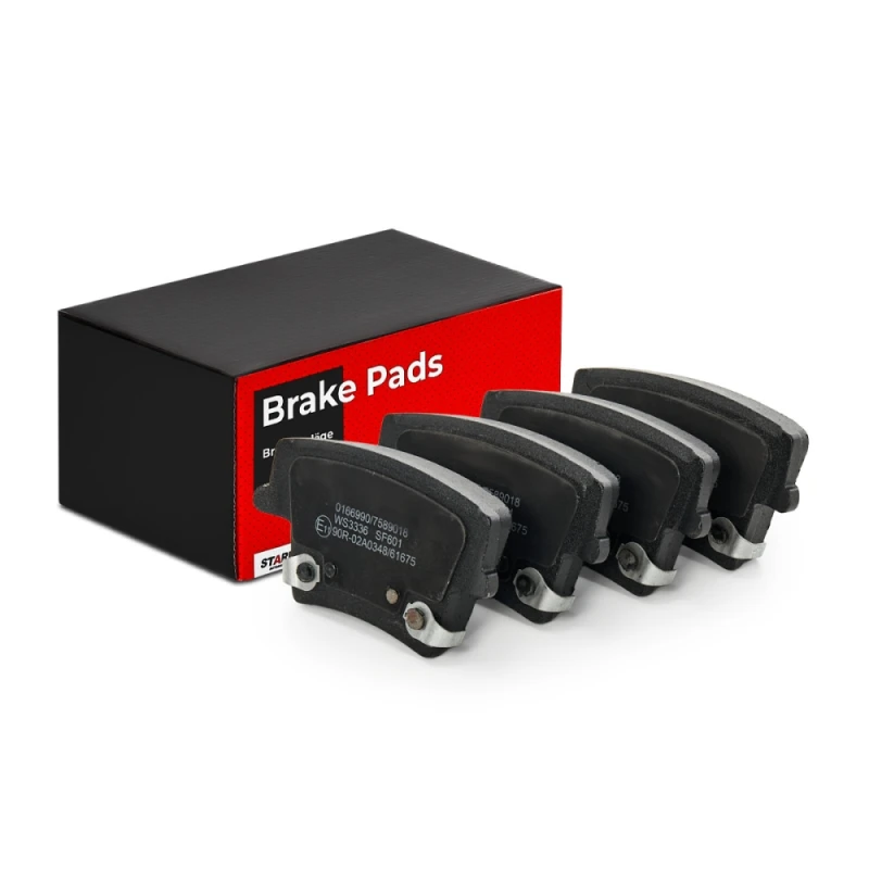 Image of STARK SKBP-0010341 Brake pad set Rear Axle, with acoustic wear warning Brake Pad Set,disc brake (402)