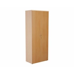 image of TC Office Lockable Doors for 2000mm High Bookcase, Beech