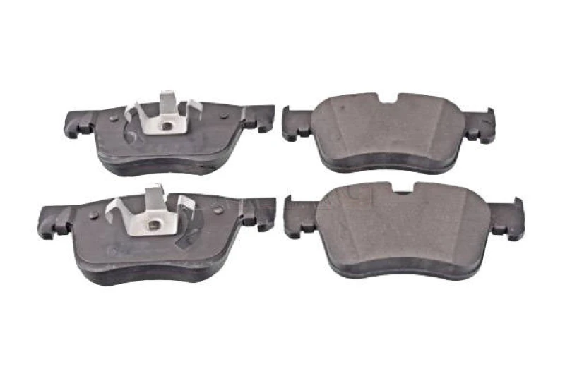 Image of SWAG 64 91 6958 Brake pad set Front Axle, prepared for wear warning indicator, with piston clip Brake Pad Set,disc brake (402)
