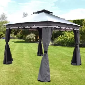 Image of Glendale Monaco 3x3m Gazebo - Grey