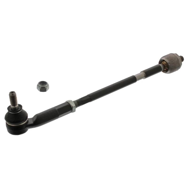 Image of FEBI BILSTEIN 45009 Tie Rod Front Axle Left, with lock nut Rod Assembly (284)