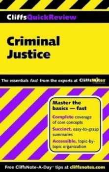 Image of Cliffsquickreview Criminal Justice by Dennis Hoffman Book