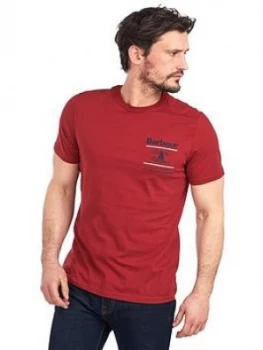 Image of Barbour Reed T-Shirt - Red