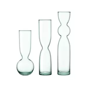 image of LSA Canopy Recycled Trio Vase Set