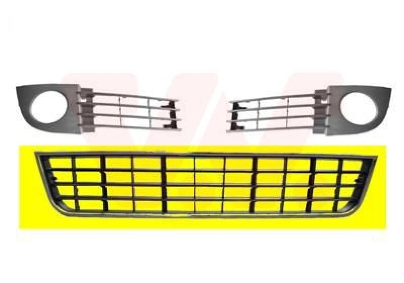 Image of VAN WEZEL Bumper grill VAN WEZEL 0317590