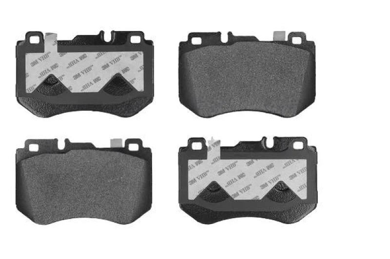 Image of MEYLE 025 259 9719 Brake pad set Front Axle, prepared for wear warning indicator, Original Quality, with anti-squeak plate Brake Pad Set,disc brake (