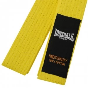 Image of Lonsdale Martial Arts Belt - Yellow