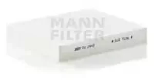 Image of Cabin Air Filter Cu2442 By Mann-Filter